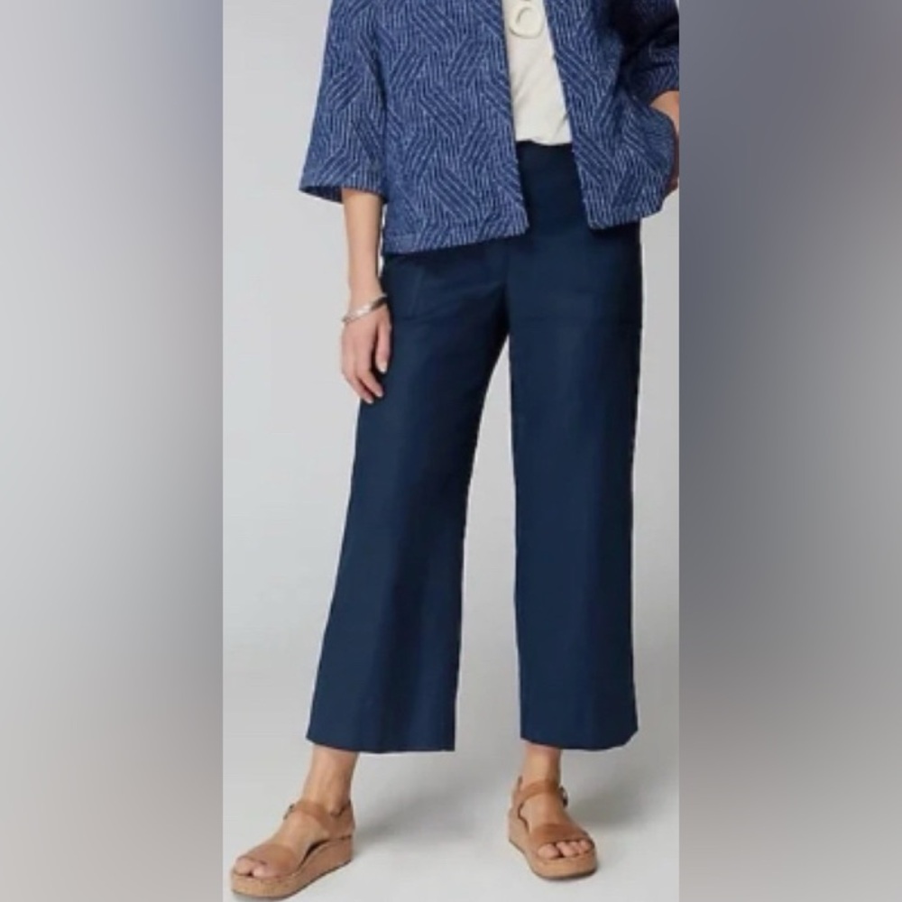 J. Jill love linen cropped pants